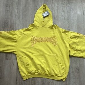 SOLD!!!! Balenciaga Yellow Hoodie